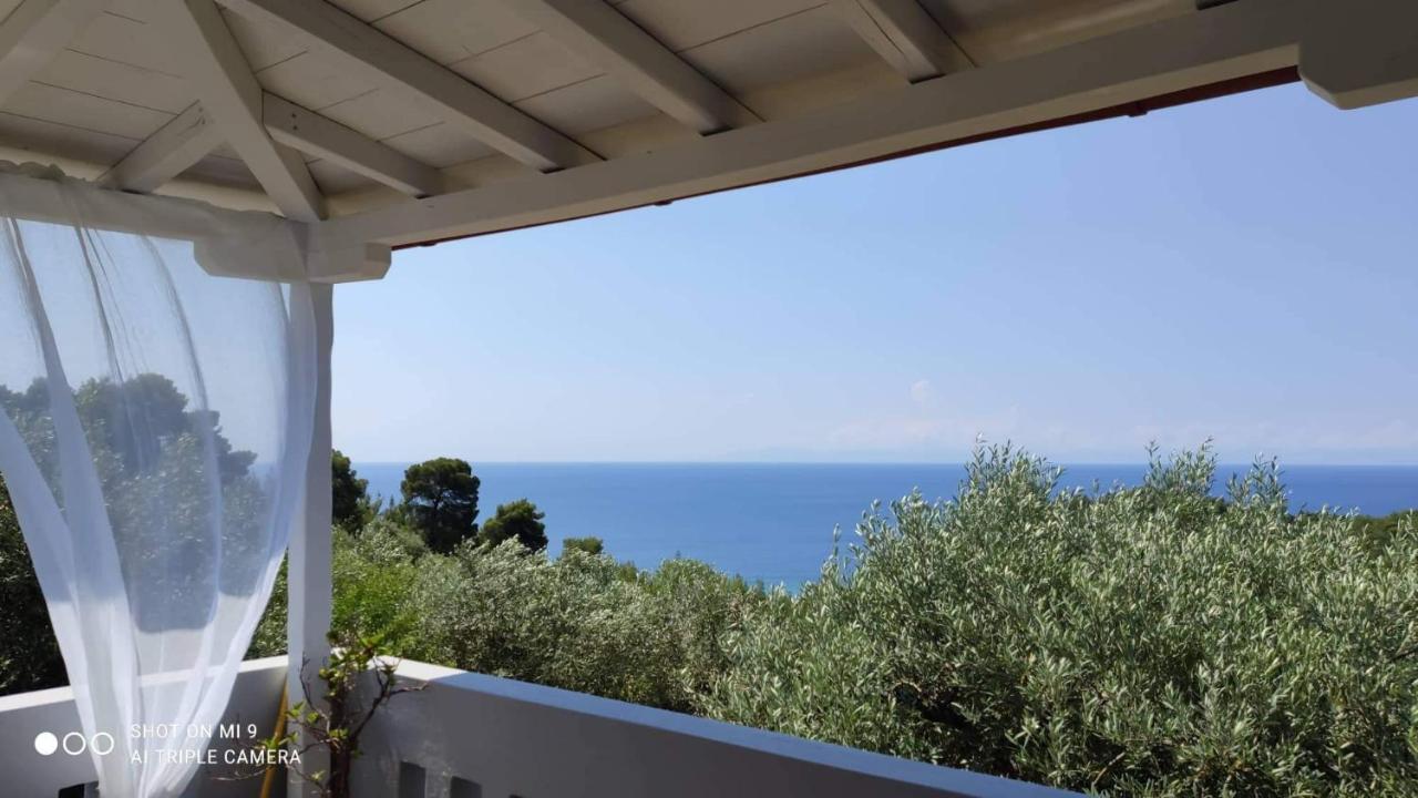 Apartmán Elia House 1 Astoning Sea View Among The Olive Trees Patitírion Exteriér fotografie